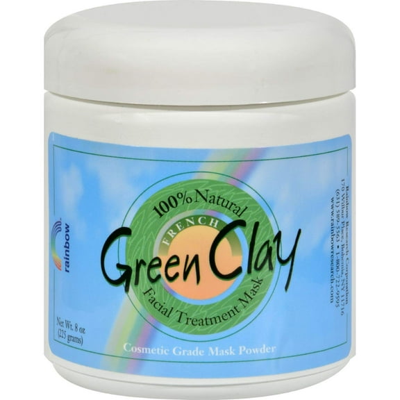 Rainbow Research French Green Clay Facial Treatment Mask - 8 Oz