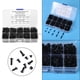 thumbnail image 5 of Tornillos hexagonales de cabeza plana de acero de aleación negra M3, 4/6/8/10/12 mm, 720 unidades con caja de plástico. Tornillos duraderos de alta calidad para proyectos de bricolaje, decoración del, 5 of 8