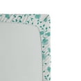 thumbnail image 2 of Flower Fitted Sheet Pattern with Flower Stems Blooming Springtime Simple Design Art Print, Soft Decorative Fabric Bedding, Pale Blue Teal White, by Ambesonne, 2 of 2