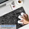 thumbnail image 4 of Long Mouse Pads for Desk,Spider Web Halloween Pattern Desk Mats on Top Of Desks, Desk Mouse Pad Extra Large with 3mm Non-Slip Base and Stitched Edge for Gaming,Office,Work,Home 31.5x15.7in, 4 of 5