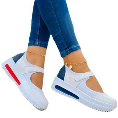 

Womens Flat Shoes Sneakers Suitable For Leisure 35 White