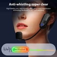 thumbnail image 3 of Speaking 2.4G Wireless Microphone Headset Working Time 6H 100ft Range Headset Mic and Handheld Mic 2 In 1 Professional Voice Amplifier Headset Microphones for Karaoke Speaker, 3 of 6