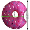 thumbnail image 5 of Truyond Donut Pillow for Ear Piercings or Side Sleeping - Fun Decor & Soft Toy for All Ages, 14 inch, 5 of 6
