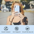 thumbnail image 2 of iPhone 12 Case, iPhone 12 Pro Case Liquid Silicone Gel Rubber Slim Soft Anti-Scratch Microfiber Lining Full Body Shockproof Protective Phone Cover for iPhone 12/12 Pro 6.1", Light Blue, 2 of 15