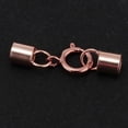 thumbnail image 3 of 1pc 925 Leather Cord End Jewelry Finding End With Clasp 3mm, 3 of 8