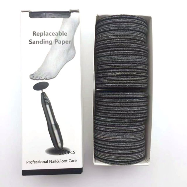 Dalazy Sand Paper Replacement Pads For Electric Foot File 35mm 240Grit 50Pcs 25mm 150Grit 100 pcs