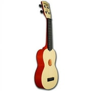Kala Makala Waterman Series Composite Ukulele, Nylgut Strings w/Gig Bag Included, Translucent Orange