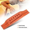 thumbnail image 1 of AMONIDA Acoustic Guitar Wooden Bridge, Sturdy 6-String Acoustic Guitar Bridge, Great Replacement For Guitar Parts Transfer The Original Sound Of Guitar Your Guitar, 1 of 8