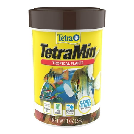 Tetra TetraMin Balanced Diet Tropical Flakes, 1.0 oz