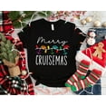 thumbnail image 2 of Merry Cruisemas Graphic T-Shirt | Funny Cruise Ship Christmas Tee for Vacation Lovers, 2 of 5