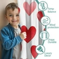 thumbnail image 3 of Blackout Kids Curtains,Valentine's Day Heart Pattern Childrens Insulated Curtains Set Of 2,Bedroom Essentials,Toddler Room Decor 42x54in(106x137cm), 3 of 4