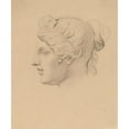 thumbnail image 2 of Horatio Greenough 20x23 Gold Ornate Framed and Double Matted Museum Art Print Titled - Classical Head in Profile, 2 of 4