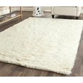 thumbnail image 3 of Safavieh Flokati Ivory Shag Rug - 6' x 9', 3 of 3