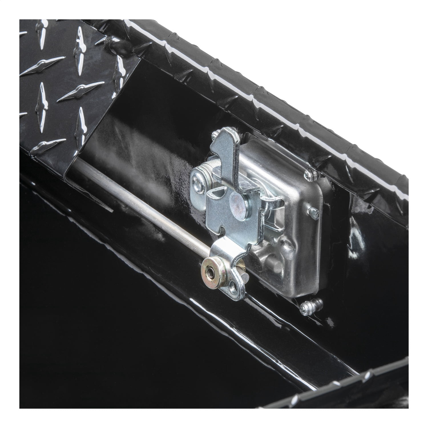 UWS/United Welding Services TBS-54-LP-BLK UWSTBS-54-LP-BLK 54IN ALUMINUM SINGLE LID CROSSOVER TOOLBOX LOW PROFILE BLACK