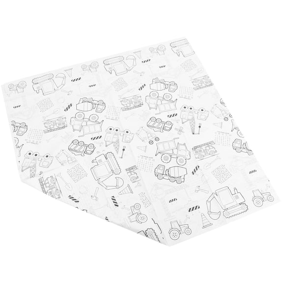 TABLZONE Decorative Multi Paper Tablecloth for Birthday Party and Dining Table