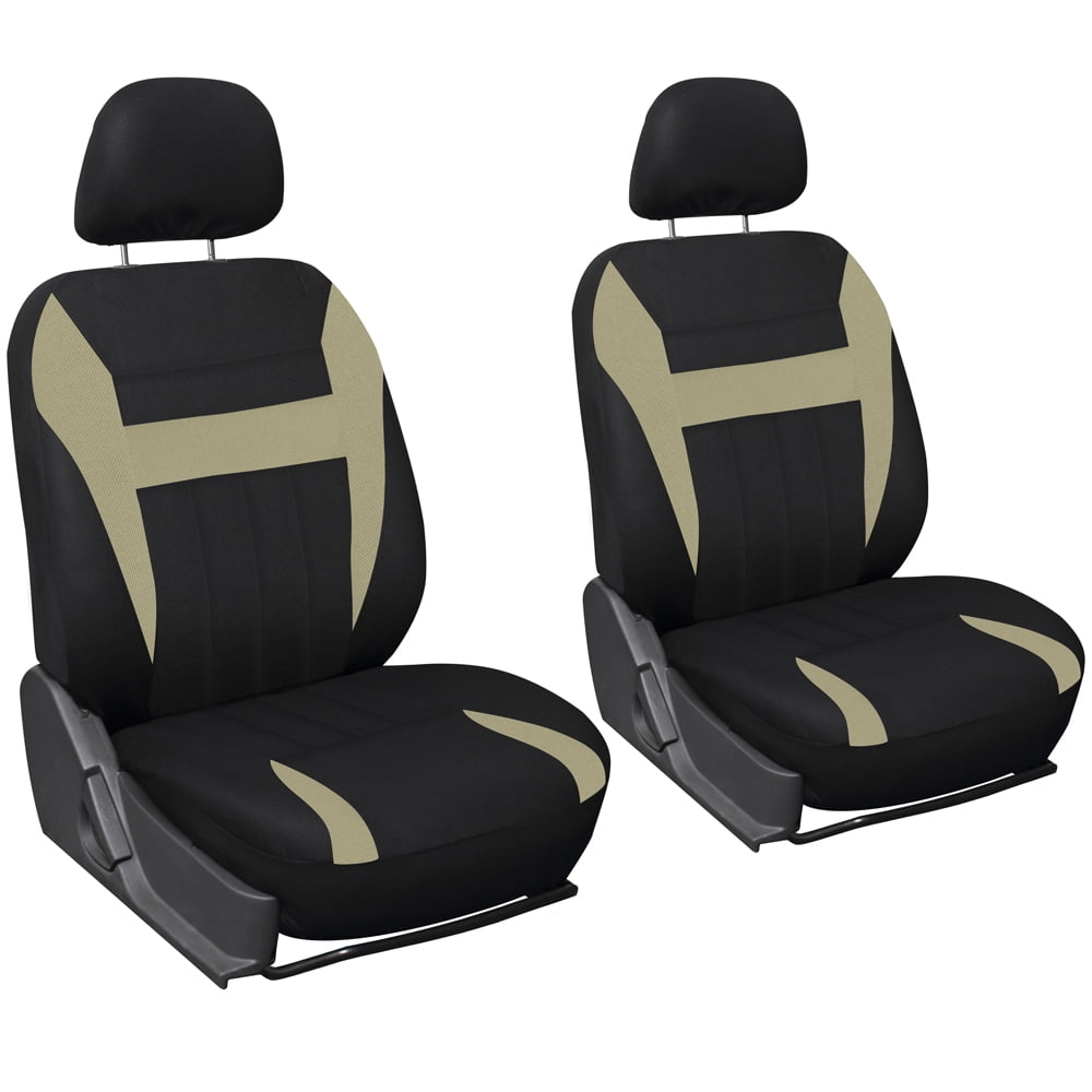 Oxgord Flat Cloth Bucket Seat Cover Set For Car Truck Van Suv Com - Truck Front Bucket Seat Covers