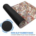 thumbnail image 6 of Long Mouse Pads for Desk,Beige Floral and Paisley Pattern Desk Mats on Top Of Desks, Desk Mouse Pad Extra Large with 3mm Non-Slip Base and Stitched Edge for Gaming,Office,Work,Home 47.3"x23.6", 6 of 6