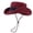 Wine, variant on Vintage Western Cowboy Hat Wide Brim Sun Protection Hat with Adjustable Chin Strap for Outdoor Adventures