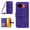 Dark Purple (Sun Flower), variant on Dteck Embossing PU Leather Folio Wallet Cell Phone Case with Crossbody Strap for Google Pixel 10A,Dark Blue (Sun Flower)