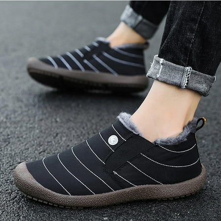 

Tawop Pirate Boots Women Couples Comfortable Casual Shoes Men Winter Water-Resistant Flat Fur Lined Boots High Boots For Women Black Knee High Boots