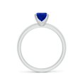 thumbnail image 2 of ANGARA Lab Grown 1.15 Ct Pear Blue Sapphire Engagement Ring for Women in 14K White Gold (Size-8x6mm) | September Birthstone, Anniversary, Jewelry Gift for Women | Lab-Grown Blue Sapphire Ring, 2 of 8