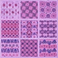 thumbnail image 1 of Ahgly Company Indoor Square Patterned Violet Purple Area Rugs, 7' Square, 1 of 6