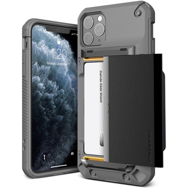 Funda VRS DESIGN para iPhone 11 Pro Max 6.5" con Porta Tarjetas 4 Ranuras