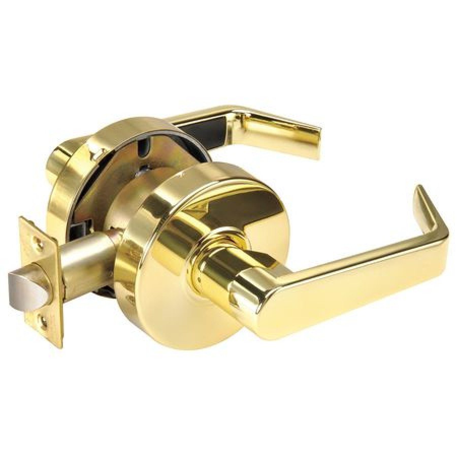 YALE AU4601LN x 605 Lever Lockset,Mechanical,Passage,Grade 2 Walmart