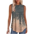 thumbnail image 2 of PNTUTB Women's Casual Fashion Tank Tops Loose Fit Basic Shirts Printed Sleeveless Round Neck Pullover, 2 of 6