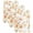 Orange, variant on Grey Flowers Kitchen Towels Set of 3, Spring Watercolor Botanical Floral Leaf Plant Absorbent Dish Towels for Kitchen, Microfiber Hand Towel, Quick Drying Tea Towel for Cleaning Decorative Dishcloths
