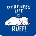 thumbnail image 4 of Inktastic Pyrenees Life is Ruff Great Pyrenees Boys or Girls Baby Bib, 4 of 4