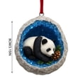 thumbnail image 3 of Adornos Navideños de Acrílico | Elegantes Adornos Navideños de Acrílico Transparente de 3 Mm con Bordes Pulidos | Decoración Duradera Que No Amarillea para Pared o Árbol, Ideal para Exhibiciones de T, 3 of 6