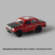 thumbnail image 2 of Coche de juguete ruso a escala 1:36 con sonido y color rojo claro, 2 of 2