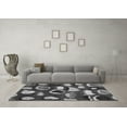 thumbnail image 3 of Ahgly Company Indoor Rectangle Abstract Gray Modern Area Rugs, 3' x 5', 3 of 4