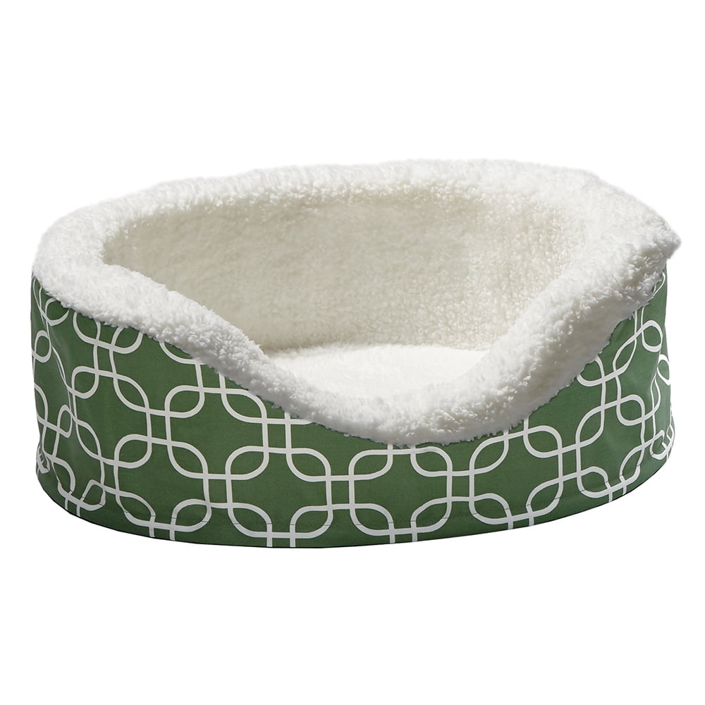 MidWest Homes for Pets QuiteTime Teflon Nesting Dog/Cat Pet Bed, Green, 20 in