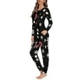thumbnail image 2 of Suhoaziia Sleepwear for Women Nightgown Skin Friendly Pajama Tredny Lounge Wear Indoor Loungewear Matching Set,Snowflake Durable Tracksuit with Pockets Size 5XL Fall Clothing, 2 of 5