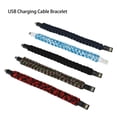 thumbnail image 3 of Brazalete De Cable De Carga USB, Cable Tejido De Nylon Práctico Evite La Decoración Del Brazalete Del Cargador De Bobinado Para Productos Electrónicos, 3 of 7