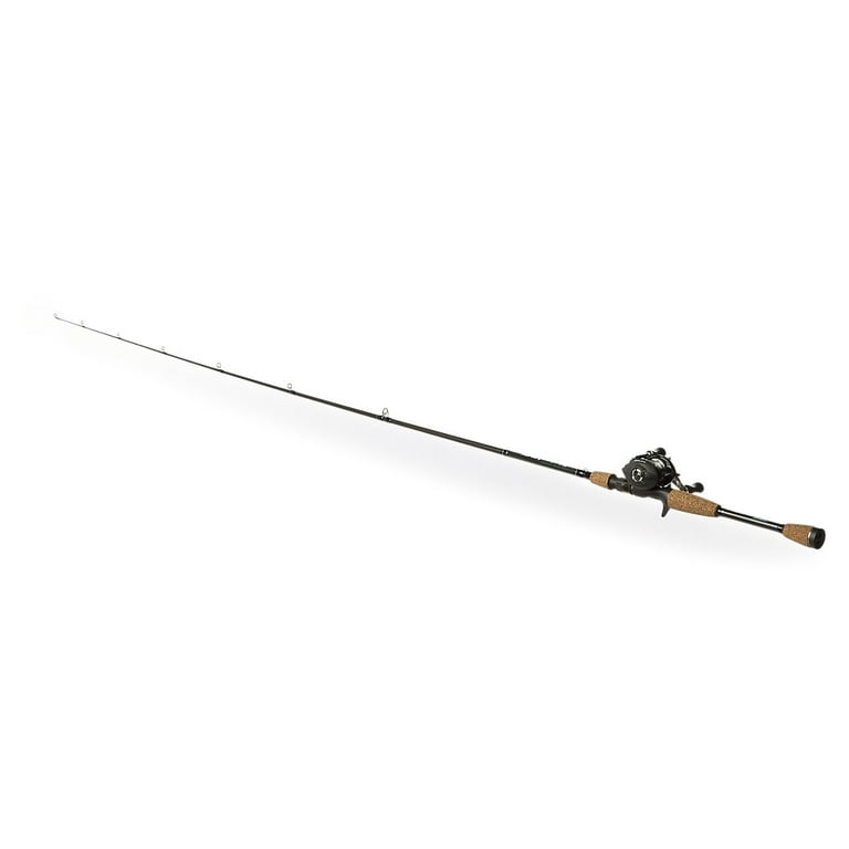  Shakespeare Alpha Medium 6' Low Profile Fishing Rod and Bait  Cast Reel Combo (2 Piece),Black, White : Sports & Outdoors