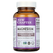 New Chapter Magnesium + Ashwagandha 30 Vegan Tabs