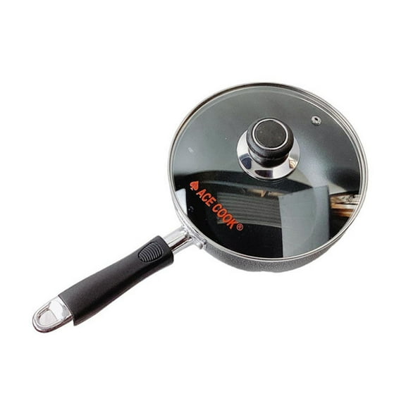 8"/20cm Nonstick Wok Frying Pan Saute Pan with Lid , Non Toxic Deep Fry Pan