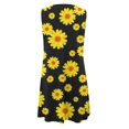 thumbnail image 4 of TJAZFJPA Robes d'Hiver pour Femmes Robe Élégante pour Femmes à Col Rond Robe Débardeur à Col Rond Robe Décontractée à Imprimé Floral Robe Formelle pour Femmes Robes Bleu Pâle, 4 of 5