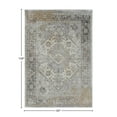 thumbnail image 3 of Rugs America Leopold LX60A Grey Charm Oriental Transitional Cream Area Rug, 7' x 9', 3 of 10