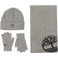 thumbnail image 1 of mens Double Layer Scarf, Cuffed Beanie & Magic Glove Gift Set, 1 of 2