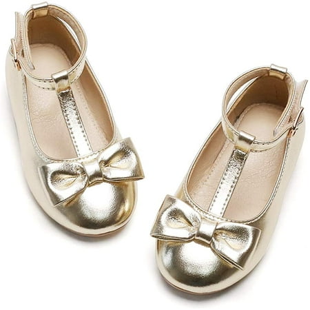 

Toddler Little Girl Dress Shoes - Girl Mary Jane Flats Party School Wedding