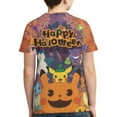 thumbnail image 2 of Pokemon Halloween Boys Short Sleeve Quick Dry Sun Protection Rash Guard Shirt Swimwear Surf Top for Boys 6-16 Years,M, 2 of 5