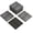 Grey, variant on Garvee 9-Pack 12"x12" Interlocking Patio Deck Tiles, Composite Wood Decking for Outdoor Use, Grey
