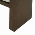 thumbnail image 6 of SAFAVIEH Couture Blanchette Solid Velvet Modern Bench with Wood Frame, Cream/Walnut, 6 of 7