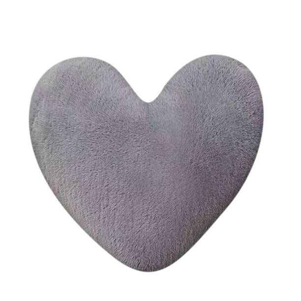 Yhmxh Cojín con forma de corazón, almohadas de corazón, cojín suave para sofá, coche, decoración del hogar, regalo