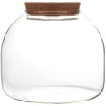 thumbnail image 1 of LNGOOR Glass Terrarium Jar with Wood Stopper Micro Landscape Container Hydroponic Plants Terrarium, 1 of 6