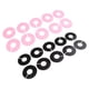 thumbnail image 1 of Divisores de Tamaño de Rack de Ropa de 20 Piezas Divisores de Perchas para Armario, Rosa + Negro, 1 of 9